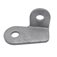 Fabrication sur mesure de tôlerie, services de pliage et d'estampage, connecteur triangulaire en acier galvanisé pour la construction, résistant aux tremblements de terre, HDF