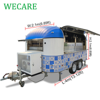 Wecare EEC Chine Camion de restauration rapide mobile, camion de pizza, camion de crème glacée, cuisine complète, entièrement équipé, homologué UE