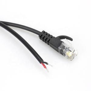 <span class=keywords><strong>Cable</strong></span> de extensión de terminal de <span class=keywords><strong>cable</strong></span> abierto 6P4C RJ11 personalizable para conversión de línea telefónica y módem ADSL - Product Image 2