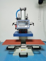 Prix d'usine, machine à presser à chaud double pour l'impression par sublimation sur t-shirts, machine de transfert thermique avec 2 plans de travail
