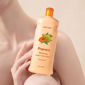 Loción corporal de leche de papaya, crema hidratante de vitamina E para el cuerpo para mujeres - Product Image 4