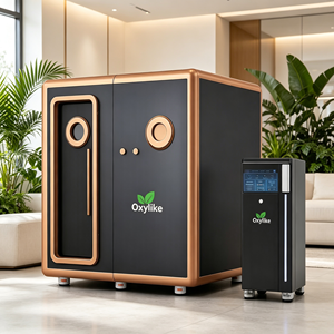 ห้องออกซิเจนความดันสูงแบบแข็งสำหรับหนึ่งคน รุ่น China Top Oxylike OLH-1-S6 2.0ATA สำหรับร้านเสริมสวย สปา ชะลอวัย - Product Image 1