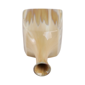 Vaso Decorativo in Ceramica Smaltata Bicolore, Vaso Scultoreo per Fiori, per Soggiorno, Arredamento Casa, Cucina, Camera da Letto - Product Image 6