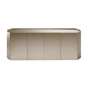 Buffet en bois massif de style italien armoire d'entrée moderne de luxe meuble de séparation de pièce minimaliste pour couloirs salons - Product Image 5