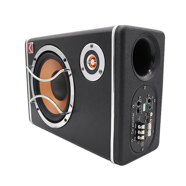 Ultra-Thin 6 Inch Square Car Audio Subwoofer High Power Active 12V/24V/220V for Cars