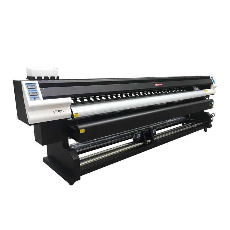10ft Eco Solvent Plotter Printing Machine 3.2M Eco Solvent Printer Met XP600/DX5/DX7/4720 Hoofd optionele