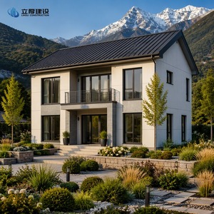 Kit Maison Préfabriquée Entièrement Complète Entretien Facile Faible MOQ Ensemble Unique Livraison Rapide Villa en Acier Léger pour Projet de Maison de Vacances en Géorgie - Product Image 1