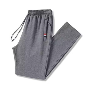 กางเกงจ็อกเกอร์ผู้ชายสไตล์ลำลองน้ำหนักปานกลาง OEM คุณภาพสูง ผู้ผลิตขายส่ง ชุดออกกำลังกาย ทรงตรง ปักลายระบายอากาศได้ดี - Product Image 2