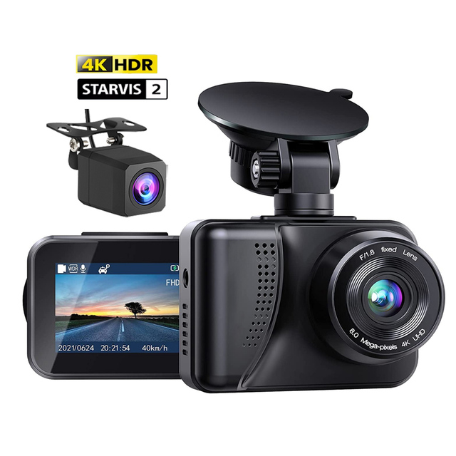 2025 New 4K Dash Cam Auto Dashcam Front and Rear GPS Car Camera for SONY STARVIS2 675 Sensor WiFi DVR Video Recorder ZD65S