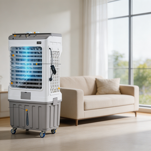 Refroidisseur d'air tour silencieux pour maison 550W 500-1999 CFM Climatiseur à eau autonome 1. Performances de refroidissement par eau efficaces 50 - Product Image 2