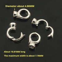 Offre Spéciale 925 argent Sterling plaqué or fermoir ouvrable en gros pour bijoux à bricoler soi-même accessoires faisant Bracelet collier