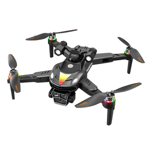 New V188 RGB Gradient + Spotlight quang Drone HD Dual máy ảnh không chổi than dòng chảy trở ngại tránh ánh sáng chụp ảnh trên không bay không người lái - Product Image 1