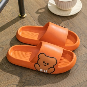 2023 Light Weight Anti-slip Women Flat <strong>Cheap</strong> <strong>Sandals</strong> Soft Thick Sole House Slides Pure Color Indoor Eva Slippers - Product Image 6