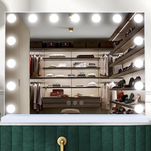 <span class=keywords><strong>Coiffeuse</strong></span> en gros directe d'usine avec lampe et miroir-Éclairage ambiant tricolore-Miroir de style hollywoodien - Product Image 3