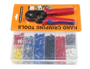 HSC8 6-4A 0.25-10mm2 Crimping <strong>Plier</strong> +1200PCS Ferrule Terminal <strong>Set</strong> - Product Image 6