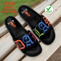 Pass REACH prix d'usine curseurs personnalisés pantoufle sandale hommes Pvc sandales diapositives personnalisées nouvelle tendance glissière personnalisation unisexe