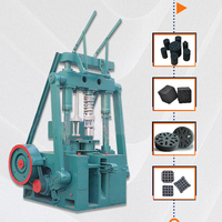 Ligne de production de briquettes de charbon de bois de haute qualité, machine à fabriquer des briquettes de charbon de bois avec moteur pour le traitement du charbon