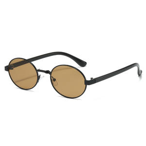 <strong>Korean</strong>-style Metal Oval Cat-Eye Retro Sunglasses High-End Women's Fashion Rectangle UV400 Lens UV-proof Sun <strong>Glasses</strong> - Product Image 5