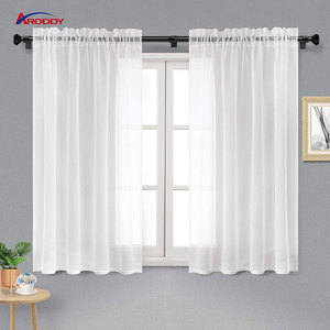ARODDY-Cortina de tela opaca personalizada para ventana de cocina, 96 "L * 55" W, cortinas decorativas opacas para casa, persianas - Product Image 1