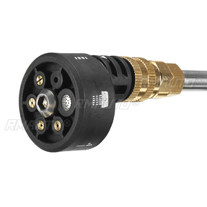 Boquilla de Pulverización de Alta Presión de Acero Inoxidable de 1/4'' con Conexión Rápida, 5 Tamaños de Orificio, Ángulos de 0, 15, 25, 40 y 65 Grados - Product Image 6
