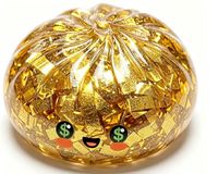 Jouet Squishy en forme de Ravioli, Jouet Anti-stress Squishy en forme de Boulette Vapeur Simulée, Jouet Fidget en forme de Ravioli