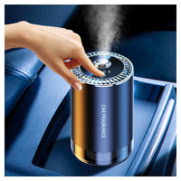 Diffuseur d'aromathérapie automatique intelligent électrique rechargeable portable pour voiture - Humidificateur sans eau grande capacité pour hôtel et usage domestique