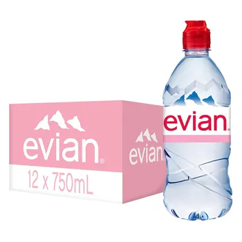 EVIAN bouteille d'eau minérale naturelle 75cl-eau potable NON gazeuse