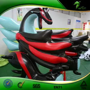 De Beste Kwaliteit Product Opblaasbare Rit Op Zwarte Draak, Giant Zwart Flying Dragon