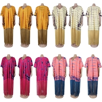 Robe décontractée ample pour femme, grande taille, élégante, style africain, avec franges et pompons, taille unique, modeste, vente en gros