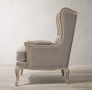 <span class=keywords><strong>Fauteuil</strong></span> à dossier haut de style <span class=keywords><strong>Louis</strong></span> <span class=keywords><strong>XV</strong></span>, design Sassanide OEM, en velours Lorraine - Product Image 3