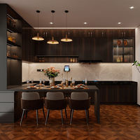 Armoires de cuisine de style italien de luxe sur mesure, armoires de cuisine de luxe de haute qualité, rangement en bois, armoires de cuisine design à vendre