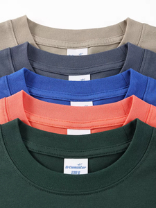 เสื้อยืดโอเวอร์ไซส์ผ้าฝ้าย 100% น้ำหนักมาก 230 กรัม รุ่นใหม่ล่าสุด รับผลิตตามสั่ง (OEM) ขายส่ง พร้อมสกรีนโลโก้ เสื้อยืดผู้ชายแบบเรียบ - Product Image 4