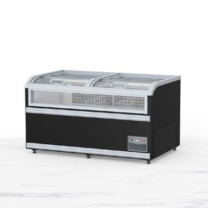Congélateur coffre à dégivrage automatique de haute qualité pour supermarché, 400L, avec deux compartiments, vitrine réfrigérée pour la viande - Product Image 2