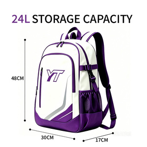 <span class=keywords><strong>Sac</strong></span> de <span class=keywords><strong>sport</strong></span> portable rétro YT Fashion pour <span class=keywords><strong>tennis</strong></span> et badminton - Product Image 2