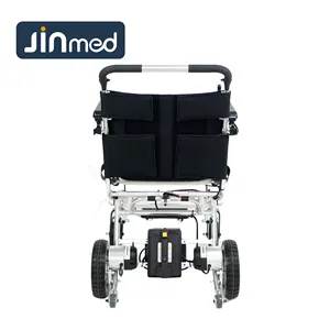 Hafif 18KG katlanabilir elektrikli tekerlekli sandalye 200W * 2 fırçasız Motor elektromanyetik fren