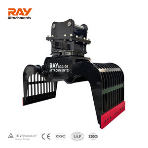 <span class=keywords><strong>Prix</strong></span> compétitif d'usine OEM 4-6 tonnes Sélecteur monté sur excavatrice <span class=keywords><strong>Grappin</strong></span> de démolition avec rotateur - Product Image 3