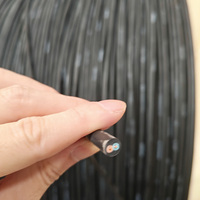 Câble d'alimentation pour pompe submersible isolé en caoutchouc, 2 conducteurs, 1 mm², haute élasticité, étanche, durable, pour équipement de puits profond et sous-marin