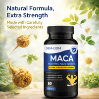 Capsules de Maca OEM ODM à haute puissance, à base de plantes, pour la santé reproductive et le soutien de la circulation sanguine, marque privée