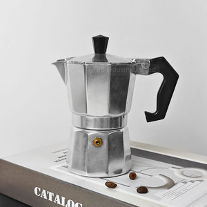 Cafetera Espresso Clásica Profesional para Estufa, Cafetera <span class=keywords><strong>Moka</strong></span> de Aluminio, Cafetera Mocha Clásica de Aluminio - Product Image 1
