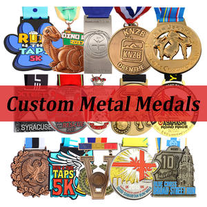 เหรียญรางวัลเชียร์ลีดเดอร์แบบกำหนดเอง เหรียญกีฬาที่ระลึกการแข่งขัน เหรียญทองเหลืองเปล่าพร้อมริบบิ้น - Product Image 6