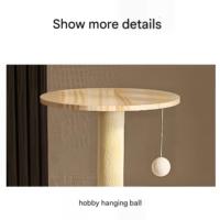 Grand arbre à chat avec deux modules d'activités, des niches Cloud Cat Condos, un lit en peluche et des poteaux à gratter en sisal pour chats d'intérieur