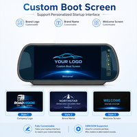 Système de caméra de recul sans fil 4 canaux OEM avec moniteur tactile 7 pouces, kit caméra AHD étanche IP68 9-36V pour VR/Camion