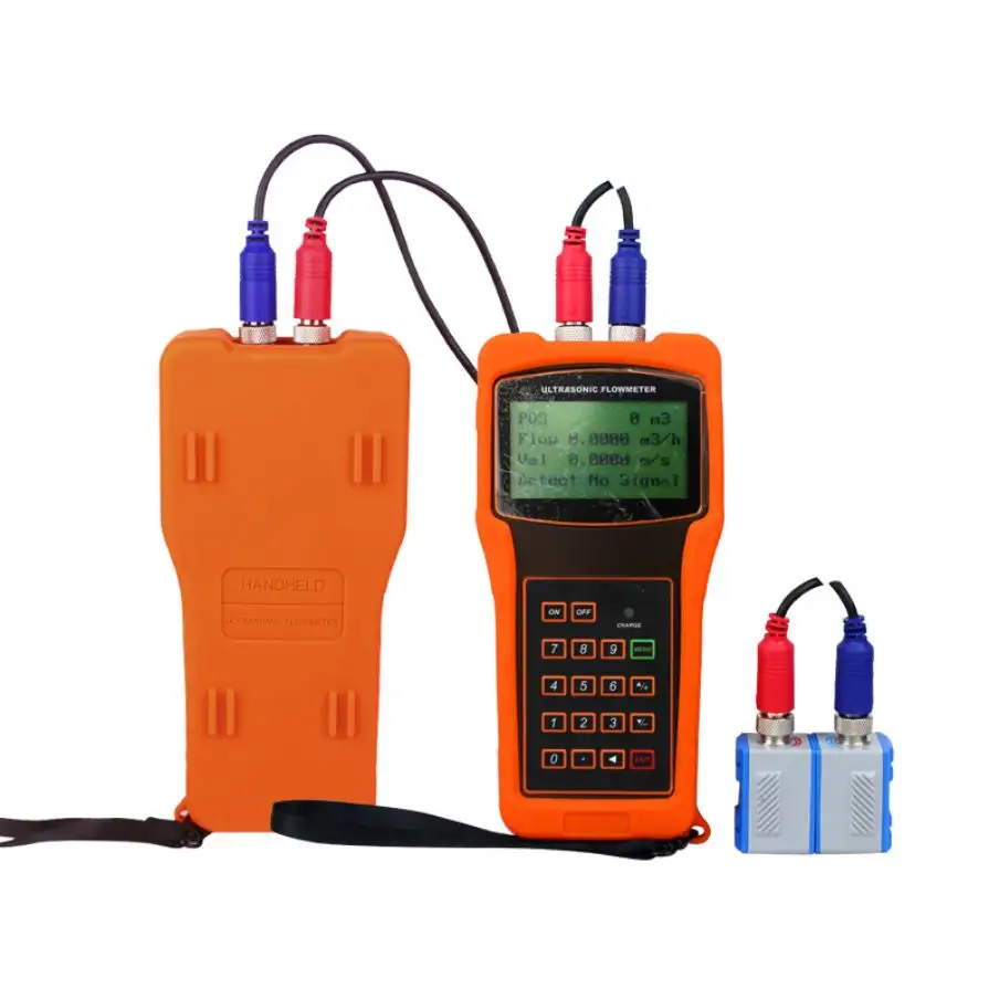 Westdom-medidor de flujo portátil TDS-100H, medidor de flujo con sensor de alta temperatura, ultrasónico, medidor de calor de agua