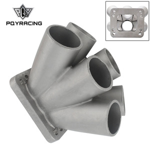 Collecteur turbo Poyracing à base de bride à 6 trous pour pièces de mise à niveau de turbocompresseur T3 T4 - Product Image 1