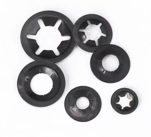 Arandelas de Retención de Rodamientos Starlock de Acero 65Mn, Arandela de Resorte Plum Clamp M6x14mm - Product Image 1