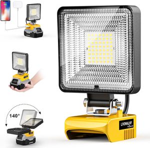 2000LM <b>LED</b> Work <b>Light</b> for 18v Battery Cordless 180. Adjustable Angle Portable Flood WD-8105 W/USB & Type C Charging Port WD-8105 - Product Image 5