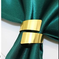 Gold Servietten ringe Metall kollektion Dekorativer Servietten ring halter