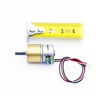 Moteur pas à pas miniature à aimant permanent DC12V, arbre 3,0 mm, SM15 15BY, 15 mm, contrôle de précision, engrenages, rapport 52:1
