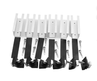Système de montage solaire facile Mini rail style U Support de montage de panneau solaire Kit de montage solaire sans rail