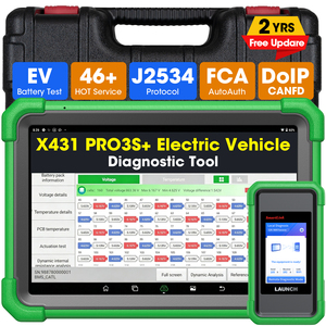 เครื่องมือวินิจฉัยแบตเตอรี่รถยนต์ LAUNCH X431 PRO3S+ EV x 431 proobd2 EV สำหรับรถยนต์ทุกประเภท - Product Image 3